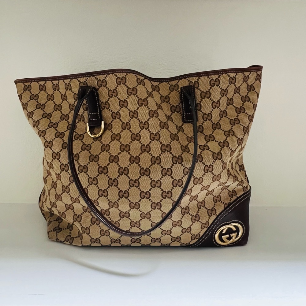 Authentic Gucci Canvas Tote Bag (preloved)